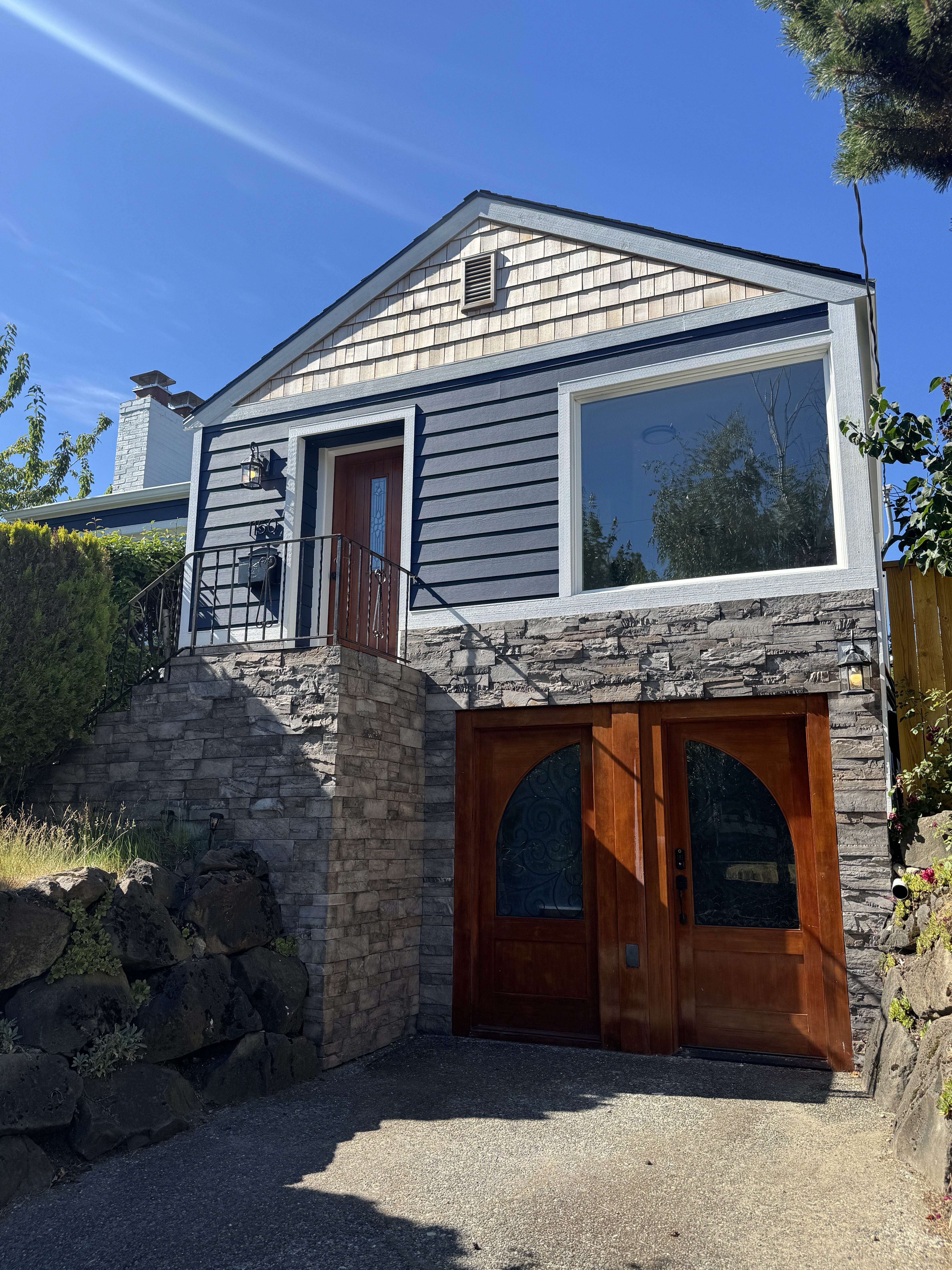 Restored 1940s home converted into a duplex in Bellevue